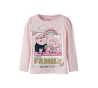 NAME IT Camiseta 'NMFNORA PEPPA' oro / rosa / rosa / negro 92 oro / rosa / rosa / negro