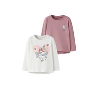 NAME IT Camiseta 'NMFVix' azul paloma / malva / rosé / blanco 92 EUR