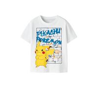 NAME IT Camiseta 'NMMMIHAT POKEMON' azul / amarillo / negro / blanco 98 azul / amarillo / negro / blanco