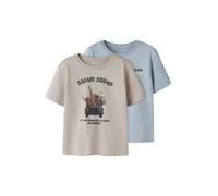NAME IT Camiseta 'NMMVoto' ópalo / marrón / gris / negro 98 ópalo / marrón / gris / negro