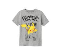 NAME IT Camiseta para niño Nkmnoisi Pokemon SS Top Noos Bfu, Gris, 134-140