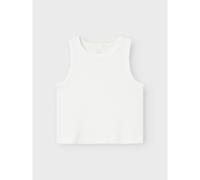 NAME IT Camiseta sin mangas de canalé. Color Blanco