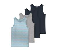 NAME IT Camiseta térmica azul noche / azul cielo / gris moteado 92 EUR