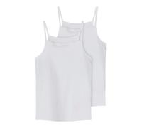 Name IT Nkfstrap Top 2P Braguita, Bright White, 116 para Niñas