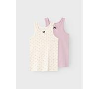 Blanco Paquete De 2 Unidades Camiseta De Tirantes