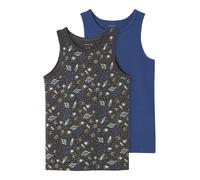 NAME IT Camiseta térmica 'Iron Space' azul cielo / amarillo / antracita / melocotón 110 azul cielo / amarillo / antracita / melocotón