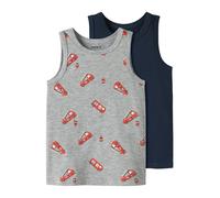 NAME IT Camiseta térmica marino / gris moteado / rojo sangre / blanco 92 marino / gris moteado / rojo sangre / blanco