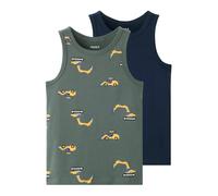NAME IT Camiseta térmica zafiro / azul oscuro / amarillo / oliva 122-128 EUR