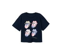 NAME IT Camiseta 'The Rolling Stone' azul oscuro / lila claro / rosa claro / blanco 146-152 azul oscuro / lila claro / rosa claro / blanco