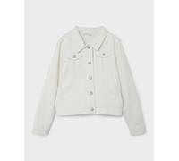 name it Cazadora de niña estilo vaquera. Blanco 4 Años