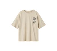 NAME IT Chicos Nkmkane SS RLX Top PS Noos, Beige, 158-164