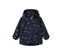 NAME IT Chicos Nmmmax Pa Jacket Ref AOP Noos, Azul oscuro (Dark Sapphire), 80