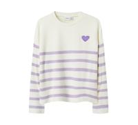 NAME IT Jersey 'NKFLine' lavanda / blanco 116 EUR