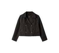 Name it kids Nkfmadelin Trench Coat Short, Negro, Numeric_152 para Niñas