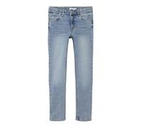 NAME IT Kids Vaqueros Nkmtheo Xslim para niño 1280-Gy Noos, Mezclilla De Color Azul Claro, 164