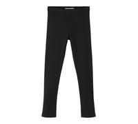 NAME IT Nkfdavina Solid Swe Legging BRU N Noos Leggings, Black, 134 para Niñas