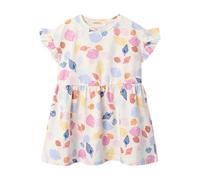 Name it mini Nmfjoane SS Dress PB - Vestido para niña, Crema, 104 cm