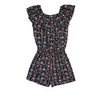 Mono fluido con volantes y estampado de hojas Niña Talla 126 cm (8 años). Color Azul