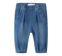 NAME IT NBFBELLA Round Jeans 6101-TR Noos Vaqueros sin Cordones, Medium Blue Denim, 18 Meses bebita