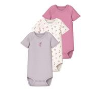 NAME IT Nbfbody 3P SS Flower Noos, Jet Stream, Numeric_98 Mujeres