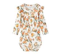 name it NBFFALINE LS Body, Body Niñas bebés, Bright White, 50
