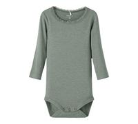 NAME IT Nbfkab Ls Body Noos, Body Bebé-Niñas, Lily Pad/Detail:melange, 68