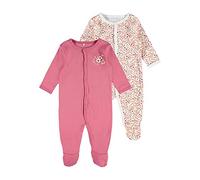 NAME IT Nbfnightsuit 2p W/F Rose Flower Noos Mamelucos para bebés y niños pequeños Bebé-Niñas, Rose Wine, 86
