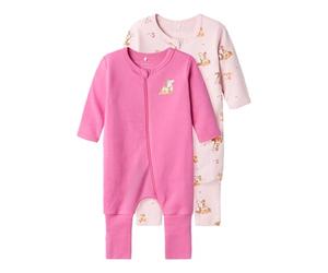 NAME IT NBFNIGHTSUIT 2P Zip FF Rose Bambi Noos, Fútbol bebita, Ibis Rose,