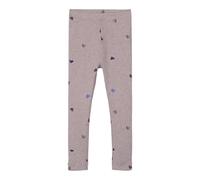 Name IT Nbfwomi-Leggings de Lana y Modal para niña, Lila Burnished, 116 cm