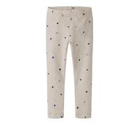 Name IT Nbfwomi-Leggings de Lana y Modal para niña, Peyote Melange, 110 cm