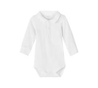 Name It NBMHOLGER LS Polo Body, Bright White, 56 para Bebés