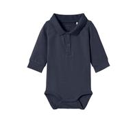 NAME IT NBMHOLGER LS Polo Body Noos, Body de Manga Larga Niños Bebes, Dark Sapphire,