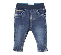NAME IT Nbmsilas Slim Swe Jeans 1055-Bo Noos Pantalones, Dark Blue Denim/Detail:Solid, 50 para Bebés