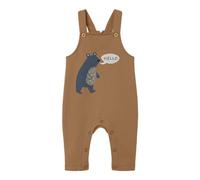 NAME IT NBMVONNE SWEAT OVERALL BOX BRU, Mono Niños Bebes, Almond/Print:Bear,