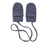 NAME IT NBMWILLIT Wool Mittens WO/Thumb Manoplas, Blau, One Size Niños Bebes