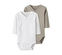 NAME IT Nbnbody 2P Ls Wrap Solid Noos (2 unidades), Pure Cashmere, numeric_74