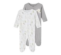 NAME IT Nbnnightsuit 2P W/F Alloy Balloon Noos Mamelucos para bebés y niños pequeños, 80 Unisex bebé