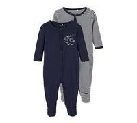 NAME IT Nbnnightsuit 2P W/F Y/D Core Noos Ftbol, Dark Sapphire, 68 Unisex bebé