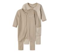 NAME IT NBNNIGHTSUIT 2P Zip FF Y/D Core 2 Noos Fútbol, Pure Cashmere, 74 Bebé Unisex