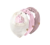 NAME IT NBNYVETTI 3P SCARF BIB NOOS, baberos bebe, Parfait Pink/Pack:w. Deauville Mauve + Jet stream, One Size