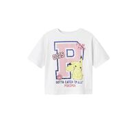NAME IT Niña Nkfjixa Pokemon SS RLX Top Box Noos Sky, Blanco Brillante, 146-152