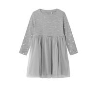 NAME IT Niña Nmfnadja LS Dress Noos, Gris, 122