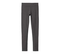 Name IT Nitvivian Legging Nmt Noos Pantalones, Gris (Dark Grey Melange), 98 para Niñas