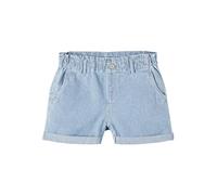 NAME IT Nkfbella HW Reg Dnm Pantalones Cortos 2717-ip Noos, Medio De Mezclilla Azul, 158 cm para Niñas