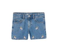 NAME IT Nkfbella Reg Dnm 3674-be Noos-Pantalones Cortos Vaqueros, Medio De Mezclilla Azul, 146 cm para Niñas