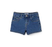 NAME IT Nkfbella Reg Dnm 8801-io Noos-Pantalones Cortos, Medio De Mezclilla Azul, 122 cm para Niñas
