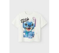 NAME IT Camiseta 'NKFDIRI STITCH' azul cielo / lila claro / negro / blanco, Talla 134-140