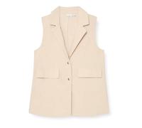 NAME IT Nkffalinnen Waistcoat Chaleco de Traje, Humus, 116 para Niñas