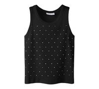 Name IT Nkfheba Slim Tank Top, Negro, 122/128 cm Niñas y Niñas