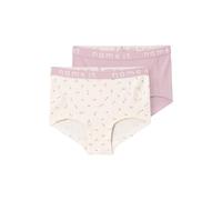 NAME IT Nkfhipster 2p Buttercream Floral Noos Braguita Niñas (Pack de 2)